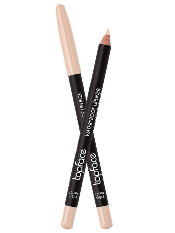 Карандаш для губ водостокий Waterproof Lipliner, тон 101 от TopFace + 1