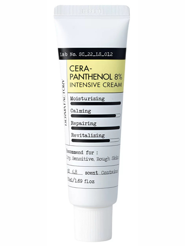 Крем интенсивный увлажняющий Cera-pantenol 8% Intensive Cream 50г от Derma Factory + 1