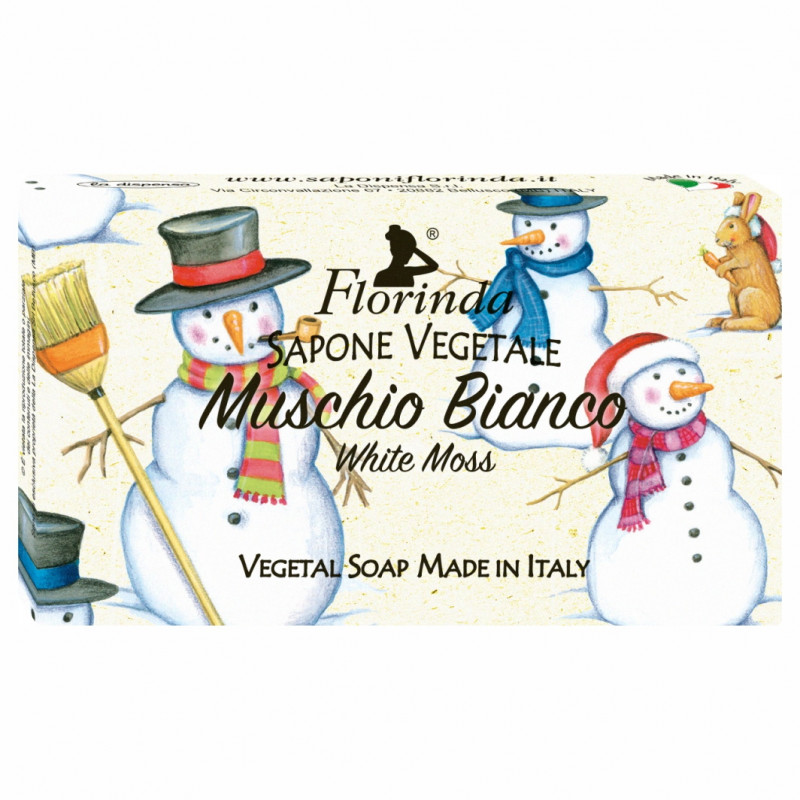 Мыло Белый мускус Muschio Bianco 100г от Florinda + 1