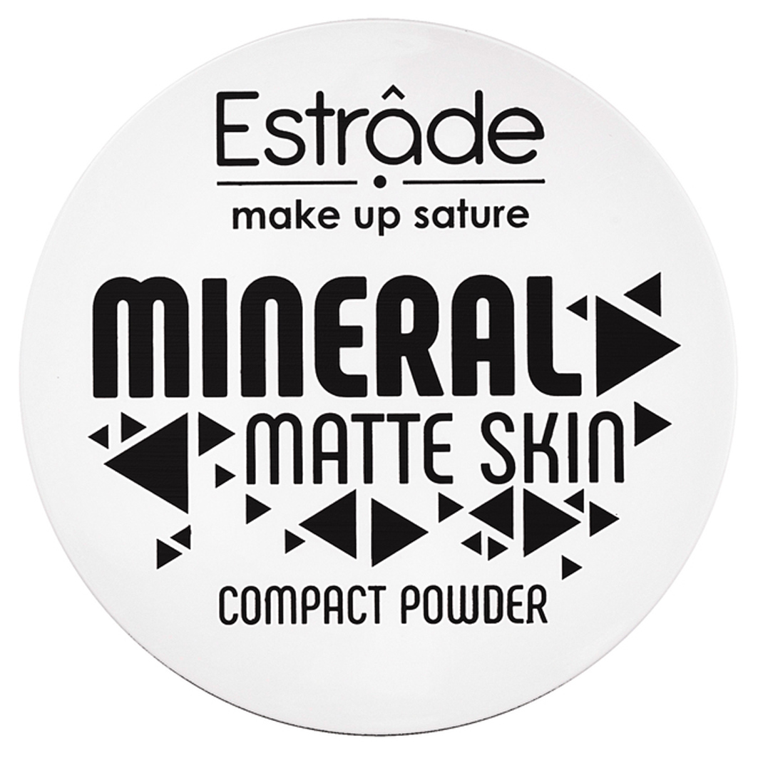 Компактная пудра Mineral Matte Skin, тон 24 кремовый беж/нейтральный от Estrade + 3