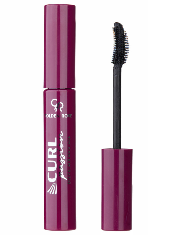 Тушь для ресниц Curl Passion Deep Black Mascara черная 9мл от Golden Rose + 1