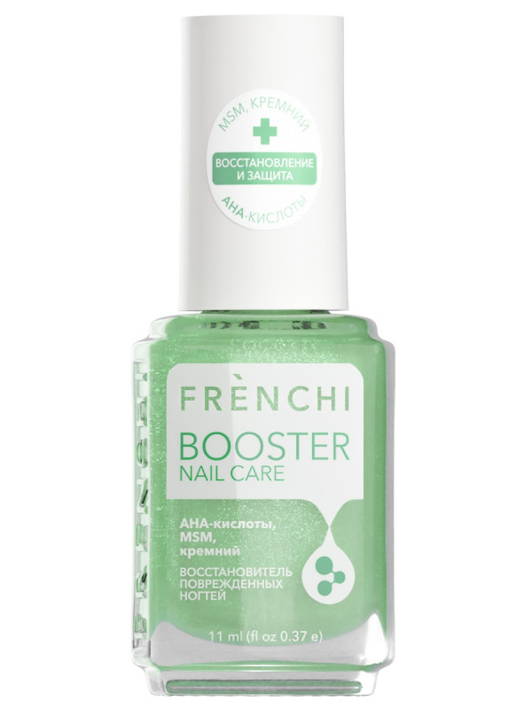 Booster Nail Care Восстановитель поврежденных ногтей c кремнием 11мл от Frenchi  + 1