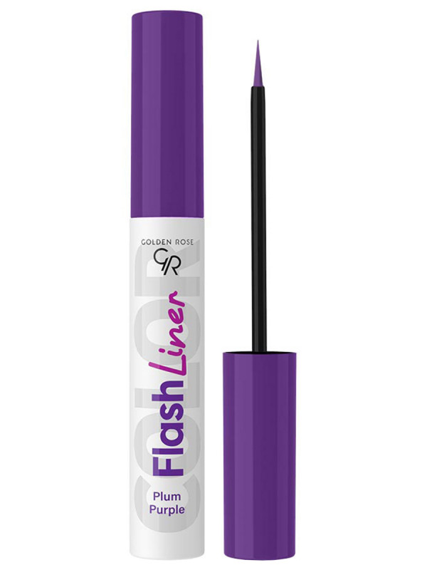 Подводка для глаз Flash Liner Colored, тон 07 plum purple / сливово-фиолетовый от Golden Rose + 1