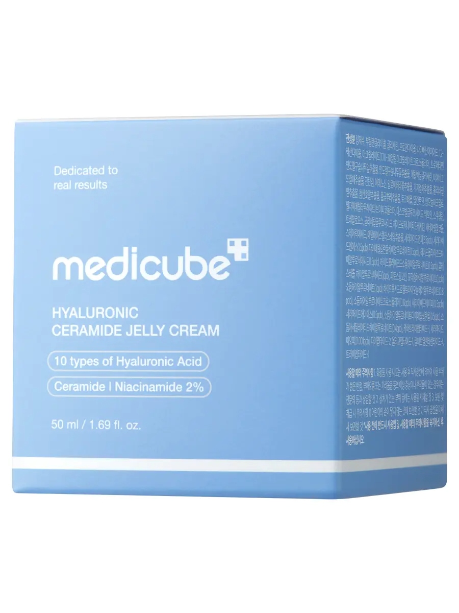 Крем-гель гиалуроновый с церамидами Hyaluronic Ceramide Jelly Cream 50мл от Medicube + 3