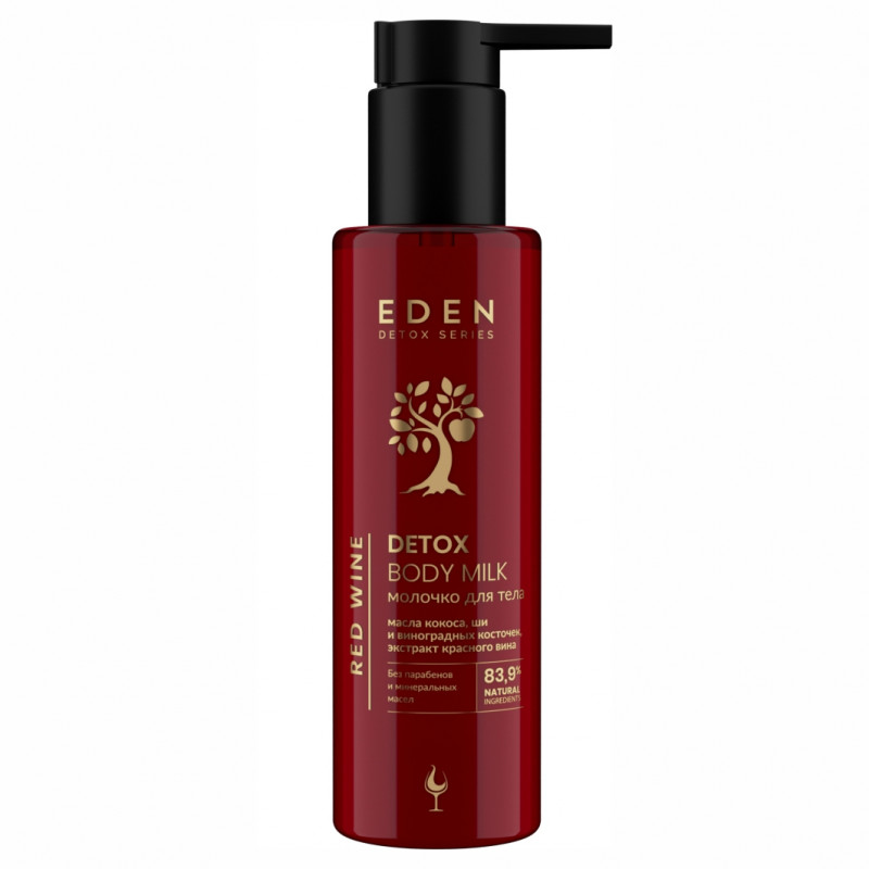 Detox Молочко для тела Red Wine 200мл от EDEN + 1