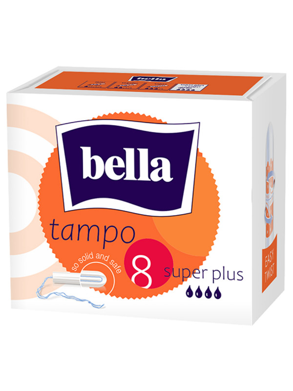 Тампоны Premium Comfort Super Plus 8шт от Bella + 1