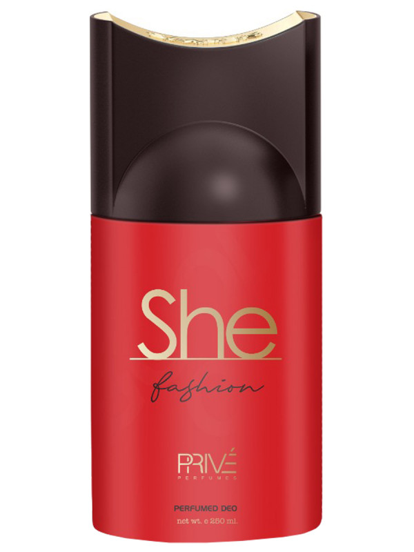 She Fashion Дезодорант спрей парфюмированный женский 250мл от Prive + 1