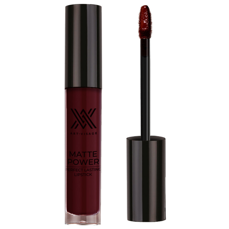 Стойкая Помада для губ Matte Power, тон 22 винный от Art-Visage  + 1