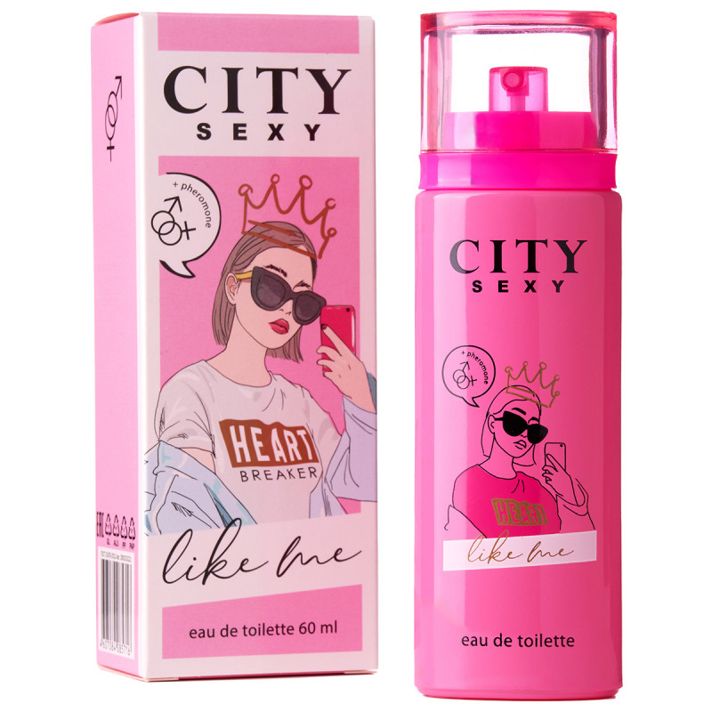 City Sexy Like me Туалетная вода женская 60мл  от City Parfum + 1