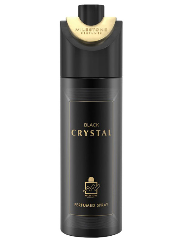 Парфюмированный Дезодорант спрей унисекс Black Crystal 200мл от Milestone + 1