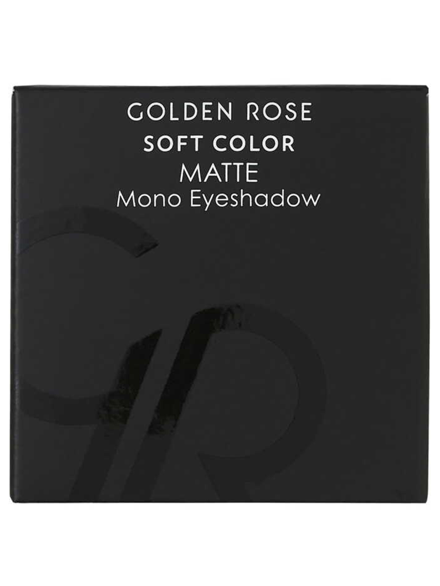 Тени для век Soft Color Mono Matte, тон 08 wood от Golden Rose + 4