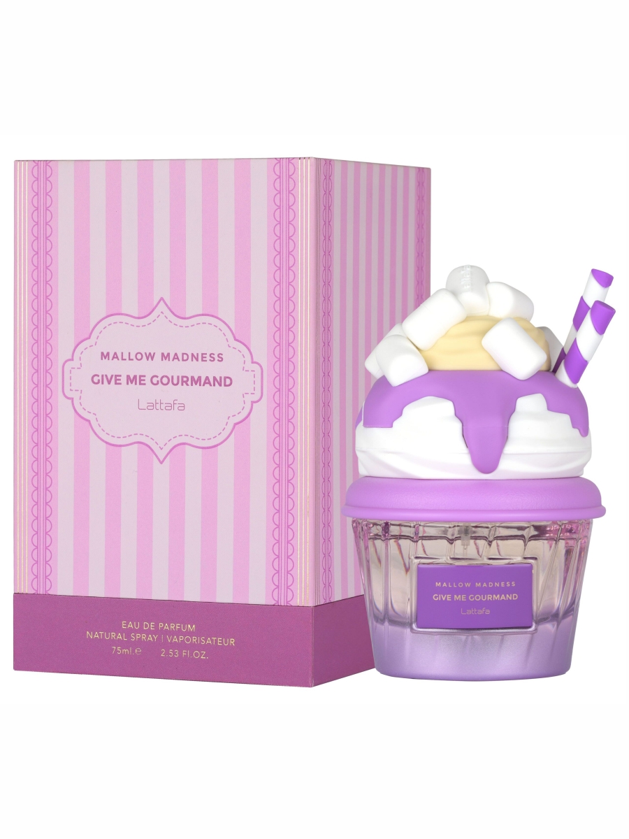 Парфюмерная вода женская Give Me Gourmand Mallow Madness 75мл от Lattafa + 2