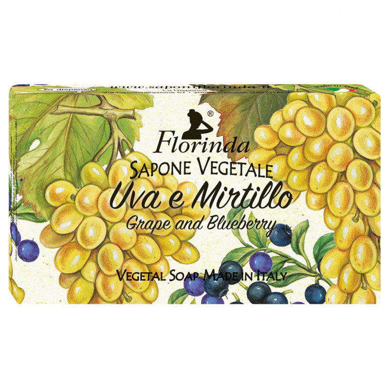 Мыло Виноград и черника Uva e Mirtillo 200г от Florinda + 1
