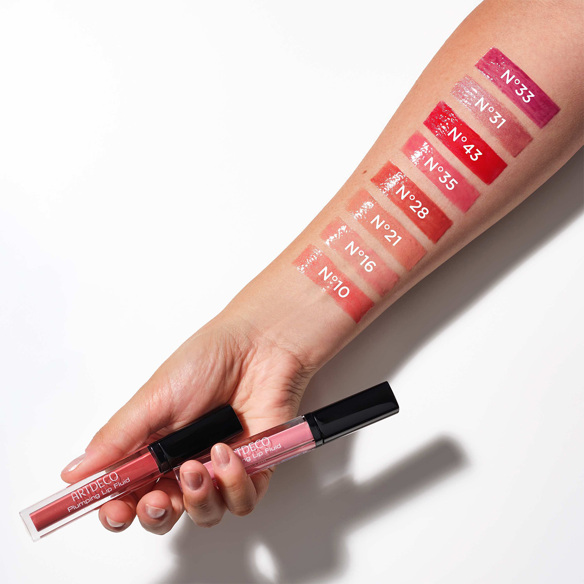 Блеск флюид для губ, увеличивающий объем Plumping Lip Fluid, тон 31 tres francais / розовый перламутр от ARTDECO + 3