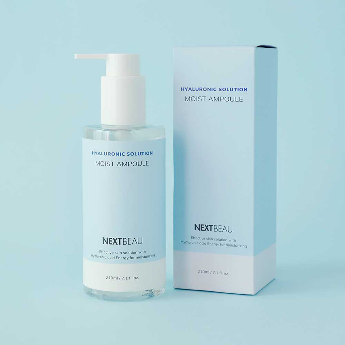 Сыворотка увлажняющая с гиалуроновой кислотой Hyaluronic Solution Moist Ampoule 210мл от Nextbeau + 3