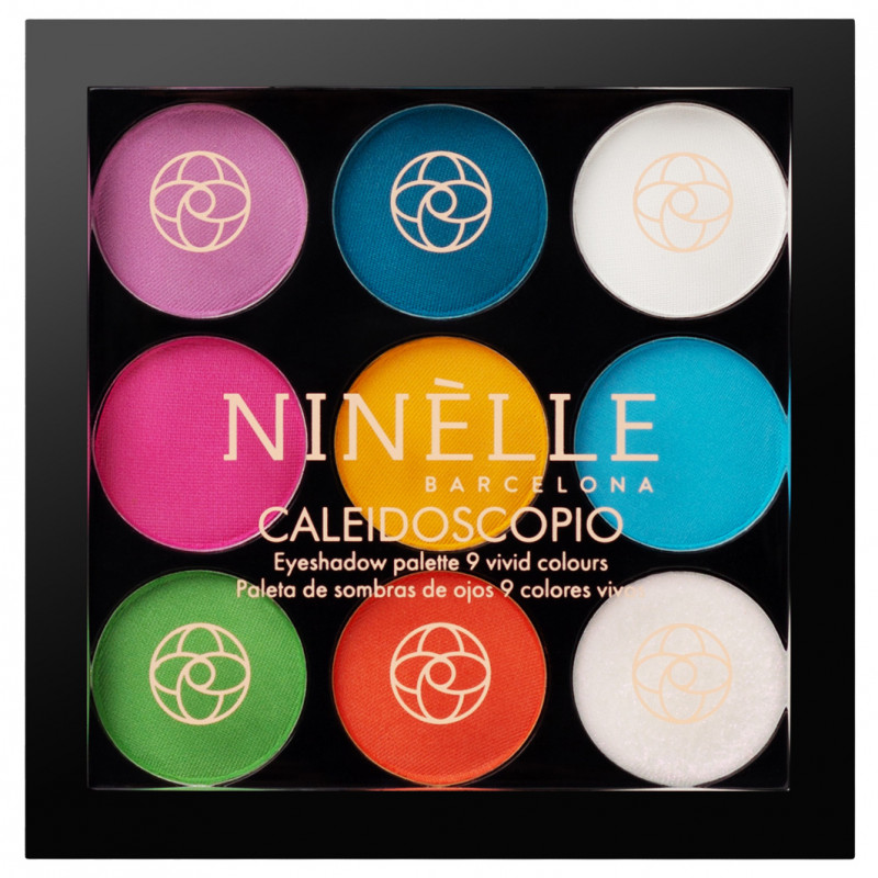 Палетка теней для век Caleidoscopio №525 мультицветные от Ninelle + 1