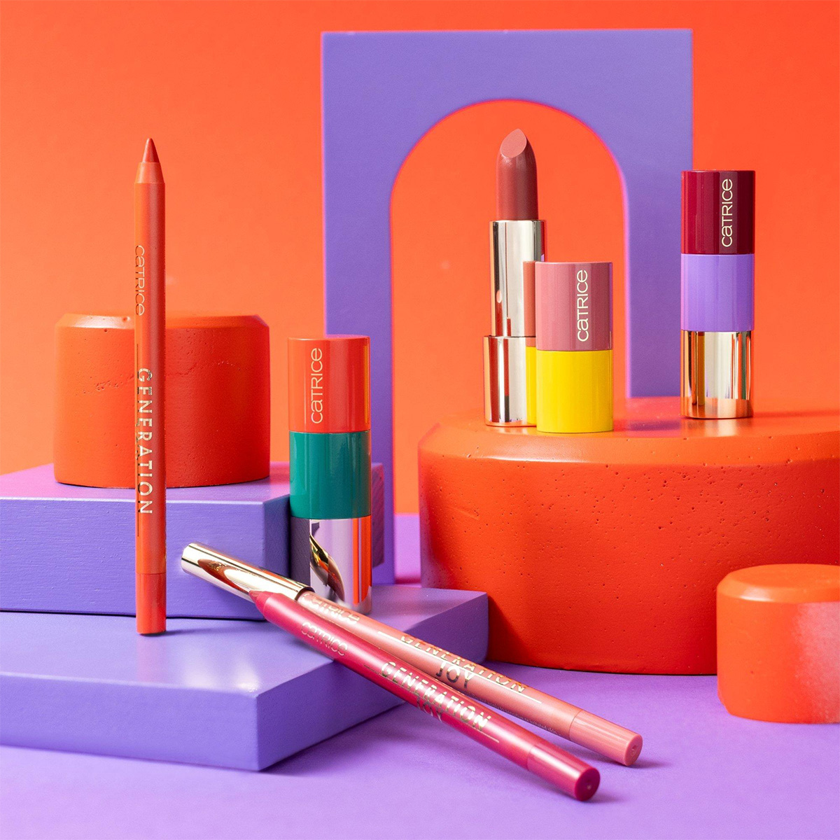 Generation Joy Карандаш для губ, тон C01 True Tangerine от Catrice + 5
