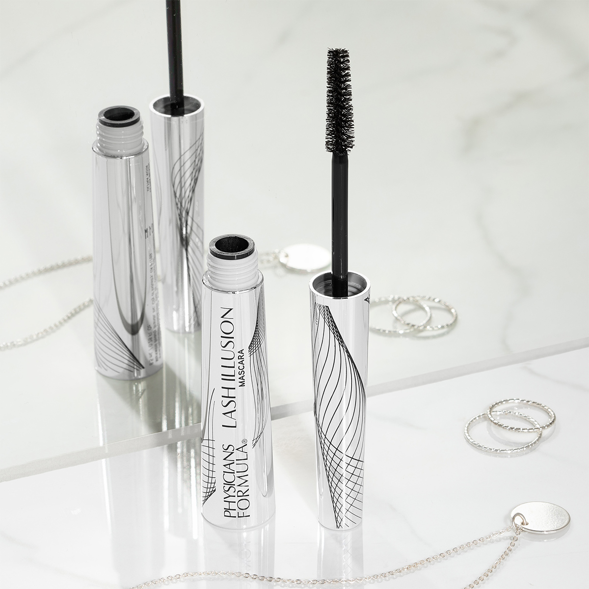 Тушь для ресниц Длина и разделение Eye Booster Lash Illusion Mascara, тон ультра-черный от PHYSICIANS FORMULA + 8