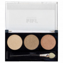 Тени для век Shadow Trio Collection Color, тон 102 кремовый / оливковый / какао