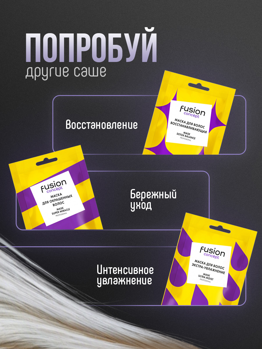 Маска экстра-увлажнение Ultra Moist 25мл саше от Concept Moscow + 7