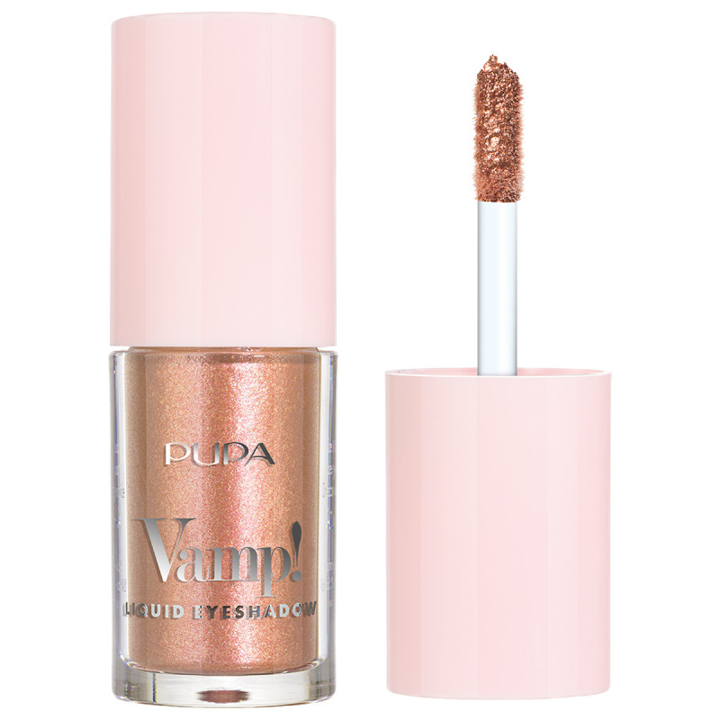 Тени для век жидкие Vamp! Liquid Eyeshadow, тон 008 copper от Pupa + 1
