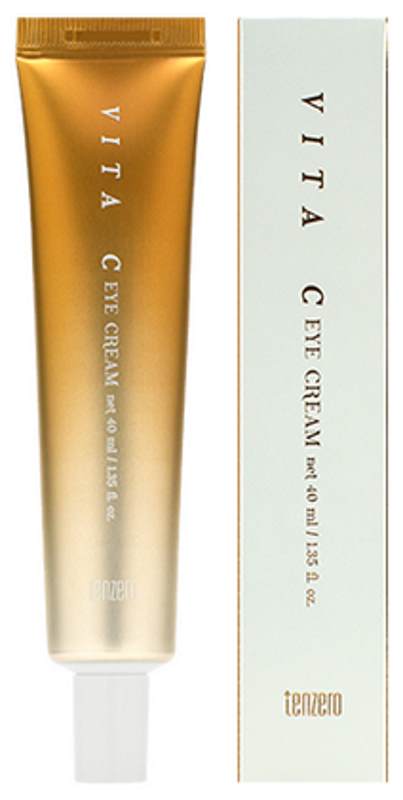 Освежающий Крем для глаз с экстрактом зелёного мандарина Green Tangerine Vita C Eye Cream 40мл от Tenzero + 2