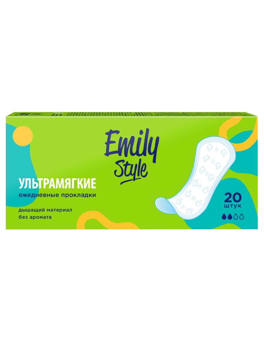 Classic Прокладки ежедневные 20шт от Emily Style + 2