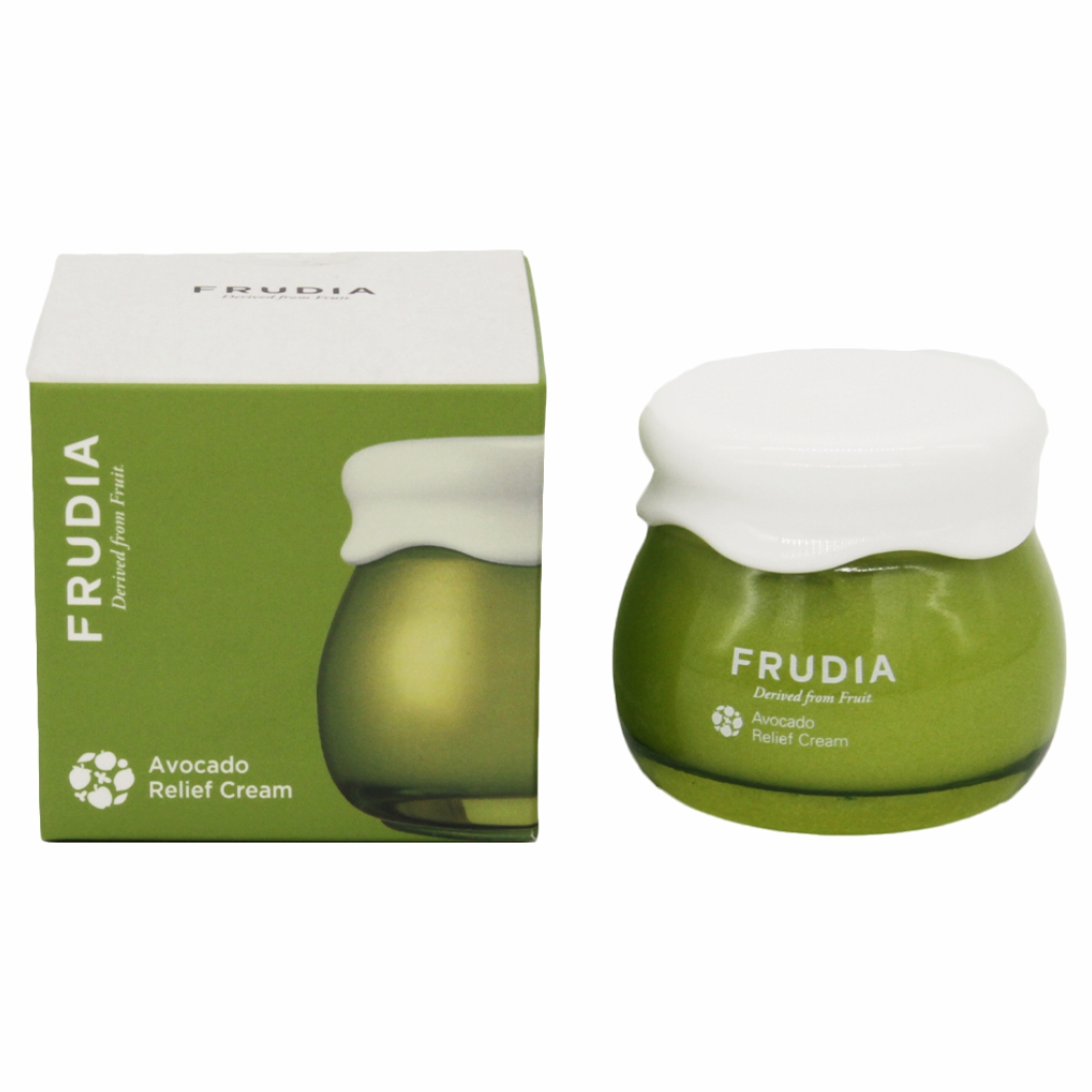 Avocado Relief Cream Крем восстанавливающий с авокадо 55г от Frudia + 2