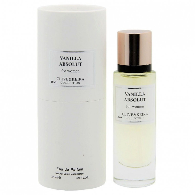 Парфюмерная вода женская №1060 Vanilla Absolut 30мл от Clive&Keira + 1