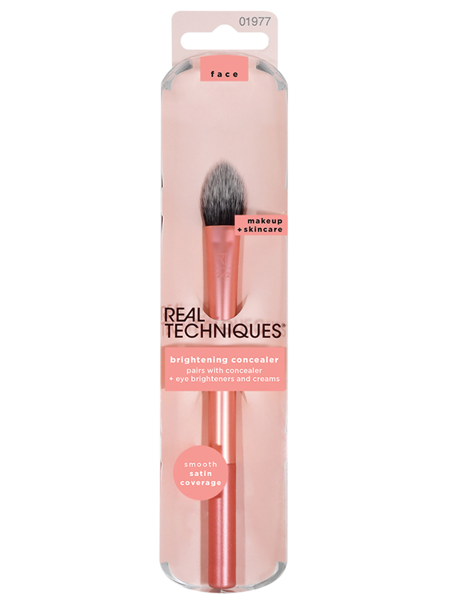 Кисть для консилера Brightening Concealer Brush от Real Techniques + 4