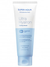 Пенка для умывания и снятия макияжа Super Aqua Ultra Hyalron 100мл